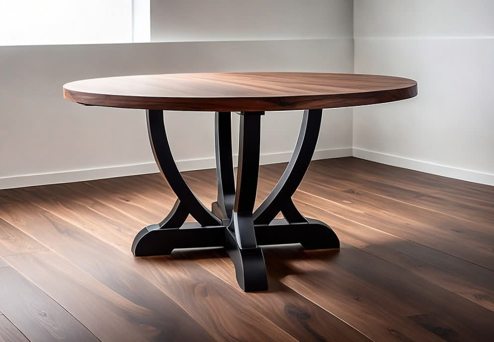 Runt matbord Harmoni handgjort av Nordanlids Rustik 