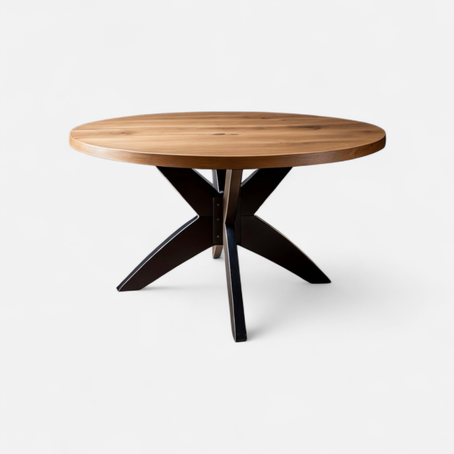 Rustikt runt matbord Himmelfjäll o massivt trä från Nordanlids Rustik 