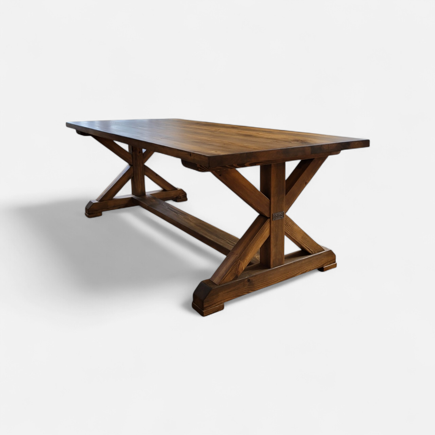 Rustikt rektangulärt matbord Lofsdalen i massivt trä från Nordanlids Rustik  