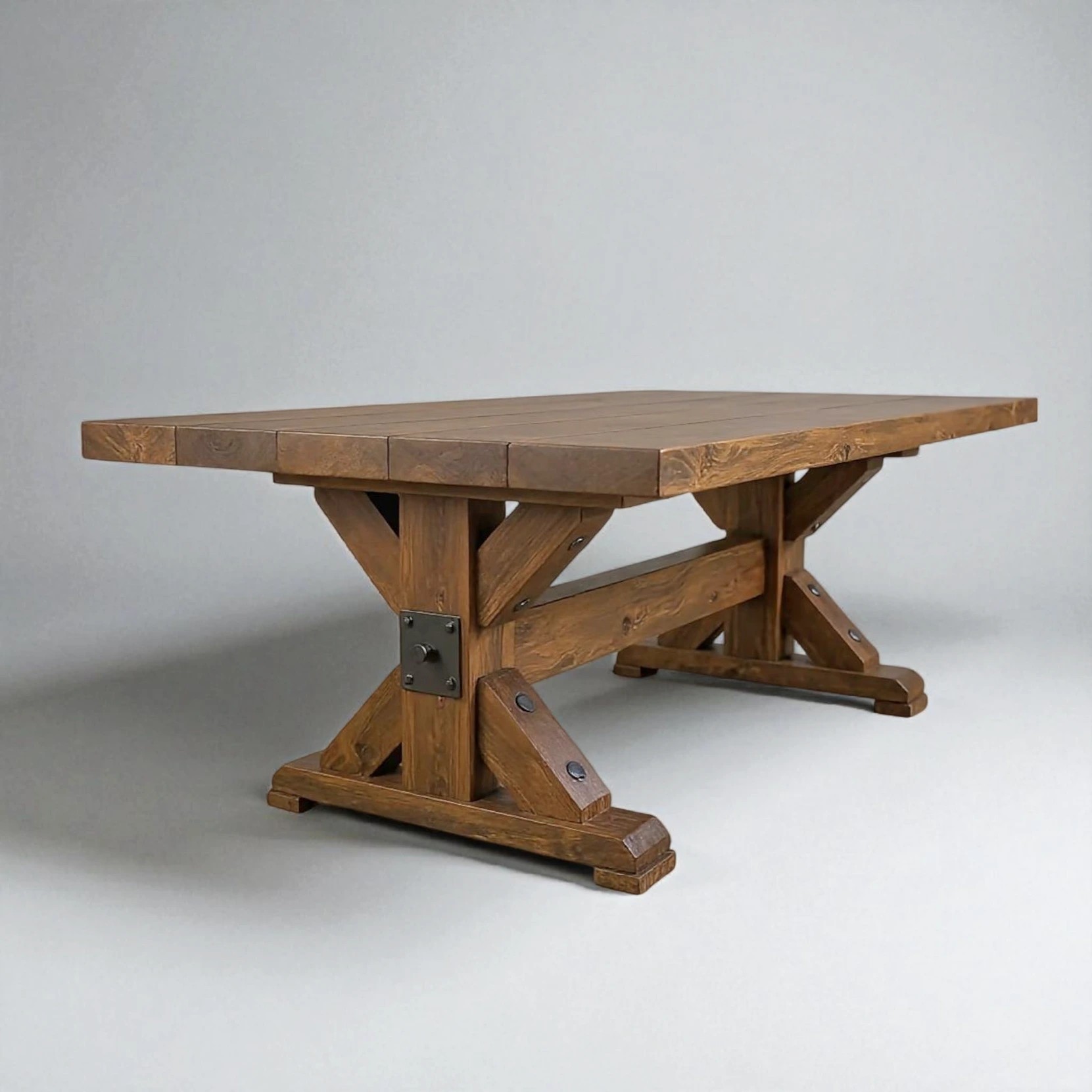 Runt bord med iläggsskiva