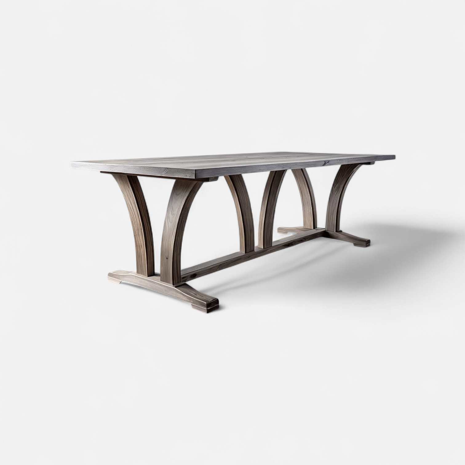 rektangulärt matbord Sarek i massivt trä från Nordanlids Rustik 